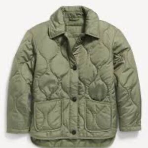Old Navy Kids Quilted Puffer Jacket - Olive